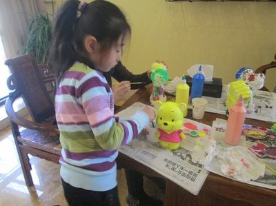 雍和慢城“石膏彩绘DIY”活动圆满落幕